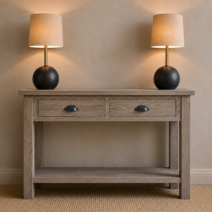 LE MANOIR 2 DRAWER CONSOLE 105x38x85cm